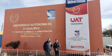 Rector Dámaso Anaya supervisa obras de la UAT en Nuevo Laredo